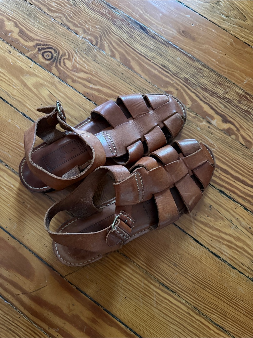Cole Haan Leather Fisherman Sandals